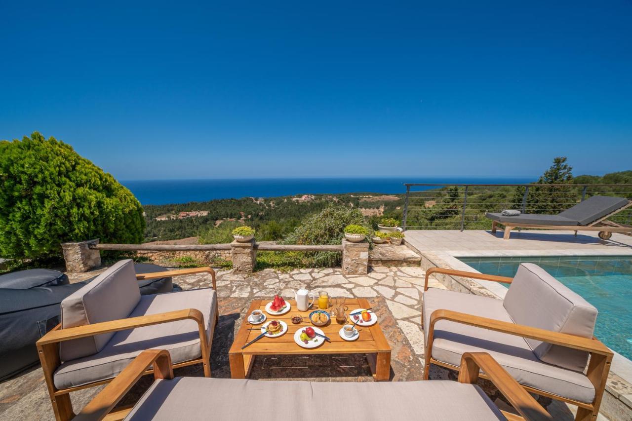 Blue Horizon Cottages Tzamarelata Esterno foto