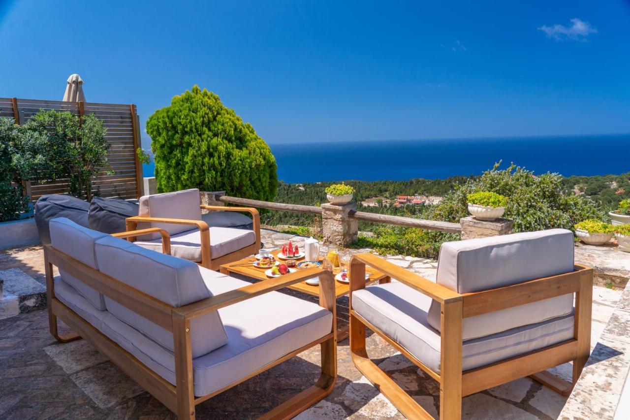 Blue Horizon Cottages Tzamarelata Esterno foto
